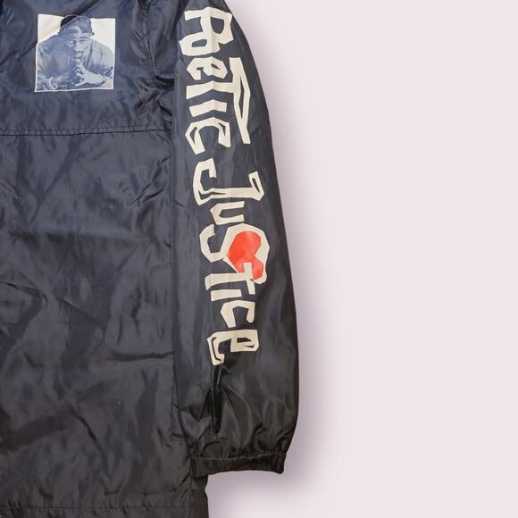 Chemistry Men’s Tupac Poetic Justice Windbreaker Hoodie Jacket Size M EUC - Picture 4 of 10